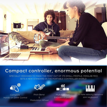 Arturia Minilab 3 25-Note Velocity Sensitive Slim Midi Keyboard - Image 5