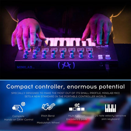 Arturia Minilab 3 25-Note Velocity Sensitive Slim Midi Keyboard - Image 12