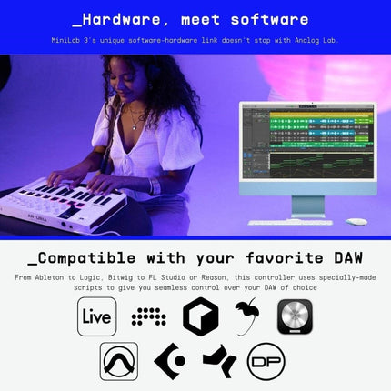 Arturia Minilab 3 25-Note Velocity Sensitive Slim Midi Keyboard - Image 32