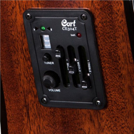 Cort AF500CE Standard Series Cutaway 6 String Electro Acoustic Guitar - Image 14