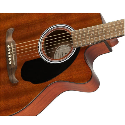 Fender FA-135CE Concert V2 Electro Acoustic Guitar - Natural Mahogany - Image 4