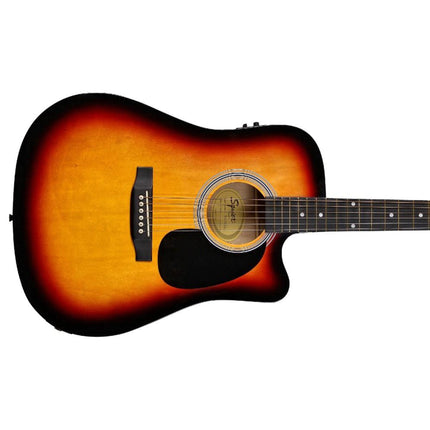 Fender Squier SA-105CE Cutaway Electro Acoustic Guitar - Image 2