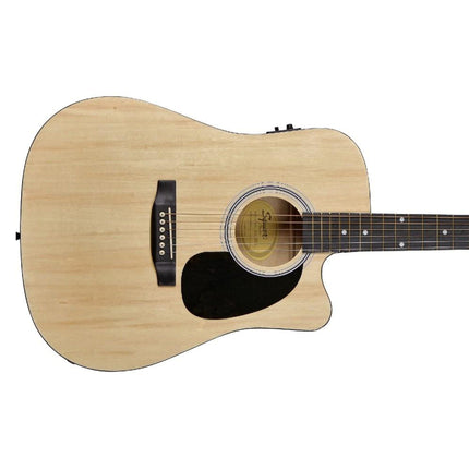 Fender Squier SA-105CE Cutaway Electro Acoustic Guitar - Image 6
