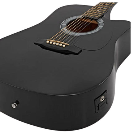 Fender Squier SA-105CE Cutaway Electro Acoustic Guitar - Image 11