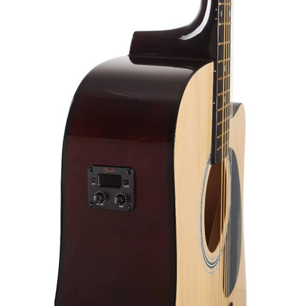Fender Squier SA-105CE Cutaway Electro Acoustic Guitar - Image 5