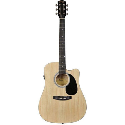 Fender Squier SA-105CE Cutaway Electro Acoustic Guitar - Image 4