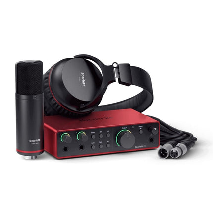 Focusrite Scarlett 2i2 Studio 4th Gen USB Audio Interface and Recording Bundle